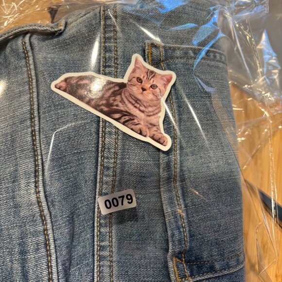 Banana Republic Women's Jean Shorts Mid-Rise 3" Size 27/4 Standard Distressed - Picture 6 of 6